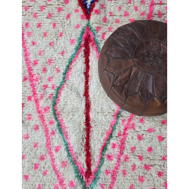 Textile Artisan Moroccan Wool Rug - 9.8 X 6.3 Ft For Sale - Image 7 of 8