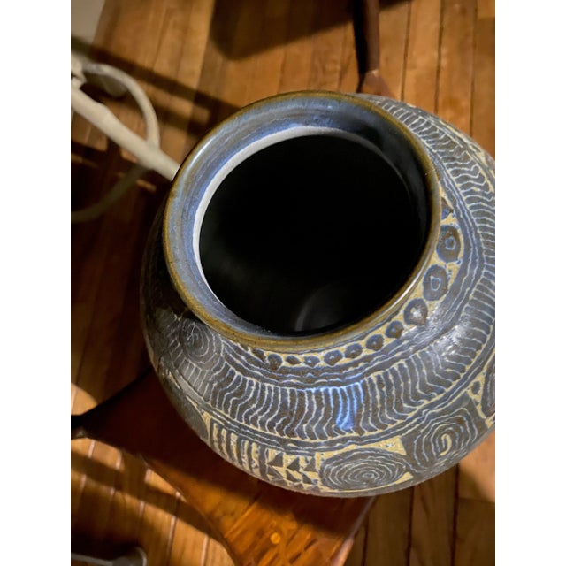 Luis-Manuel Morales Artisan Ceramic Vase For Sale - Image 4 of 5