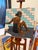 David Hockney We Regret to Inform You!, Unique, Contemporary, 21st Century Painting, Emmanuel Akolo, Acrylic on Canvas, (2026) For Sale - Image 4 of 6