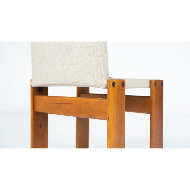 Monk Dining Chair attributed to Afra & Tobia Scarpa for Molteni, 1970s For Sale - Image 14 of 18