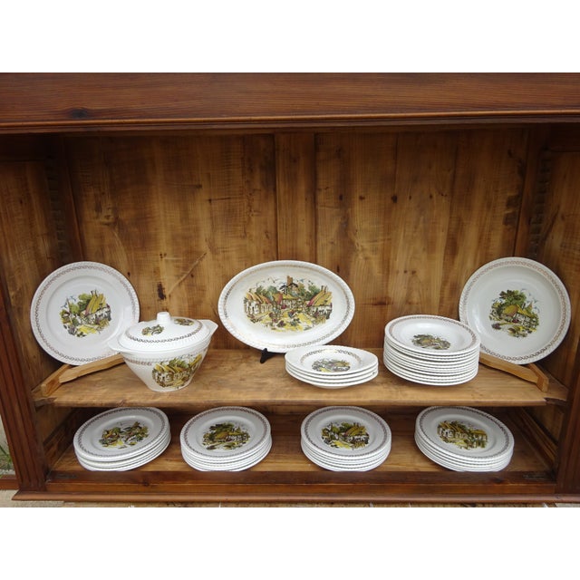 Flat Plates in Earthenware by Keller & Guérin for Lunéville, 1890s, Set of 6 For Sale - Image 11 of 12