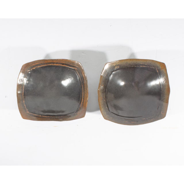 Ceramic Modern Eric Jensen Studio Pottery Plates and Bowls For Sale - Image 7 of 7