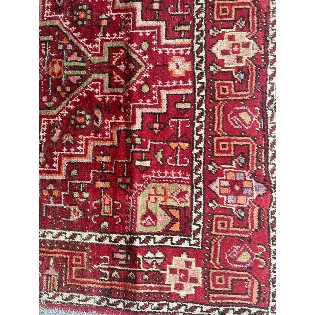 Textile Mid-Century Hamadan Rug, 1950s For Sale - Image 7 of 18