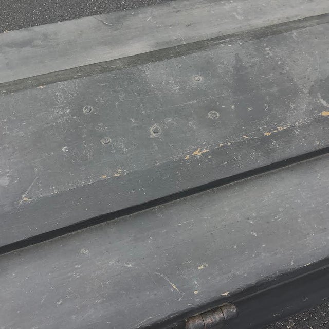 Antique Stagecoach Strong Box For Sale - Image 4 of 9