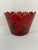 Chinoiserie 1950s-70s Chinoiserie Red Toleware Cachepot or Jardiniere For Sale - Image 3 of 15