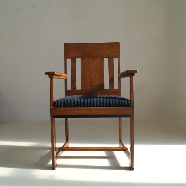 Designed by Jan Brunott (1889–1951), one of the refined voices within the Hague School tradition, this armchair embodies...