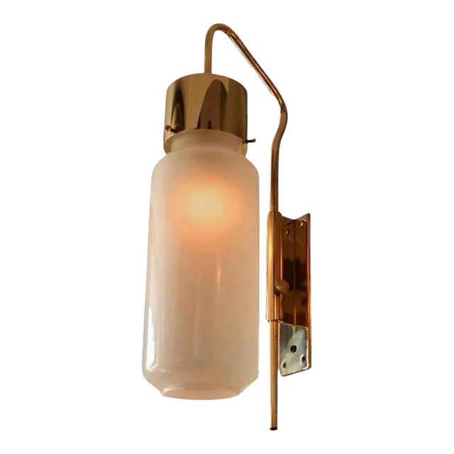 Large 1950s Luigi Caccia Dominioni 'Lp 10' Wall Light With Azucena Stamp For Sale