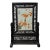 Chinese Orange Blossoms Porcelain Painting Wood Frame Tabletop Screen Art For Sale