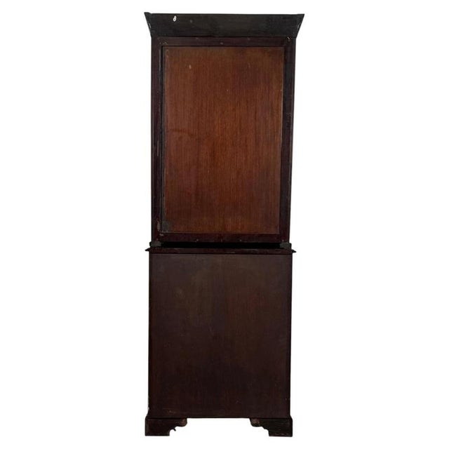 19th Century English Mahogany Cabinet Vitrine For Sale - Image 9 of 13