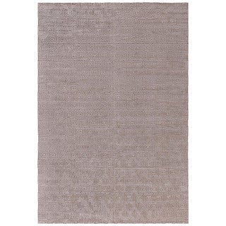 Modern Tibetan 'Prism' Art Deco Style Silk Rug by Doris Leslie Blau For Sale