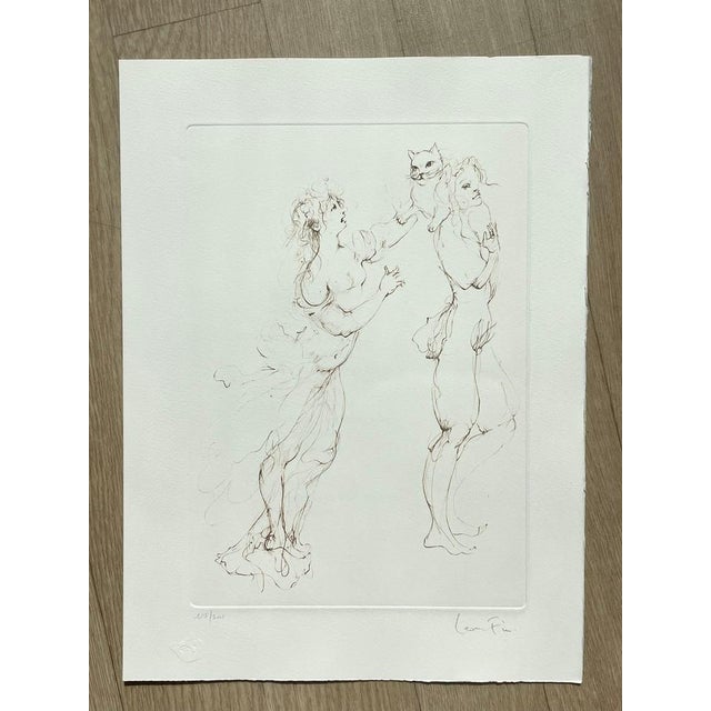 Leonor Fini, Figurative Composition, 20th Century, Lithograph on Arches Paper For Sale - Image 6 of 7