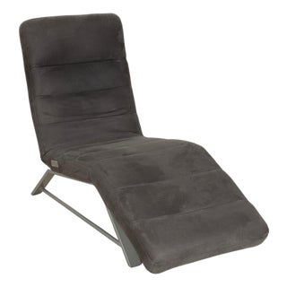 Daily Dreams Fabric Lounger in Grey by Willi Schillig For Sale