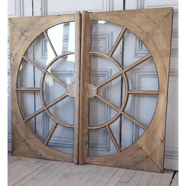 Oak Transoms, 19th Century, Set of 2 For Sale - Image 10 of 12