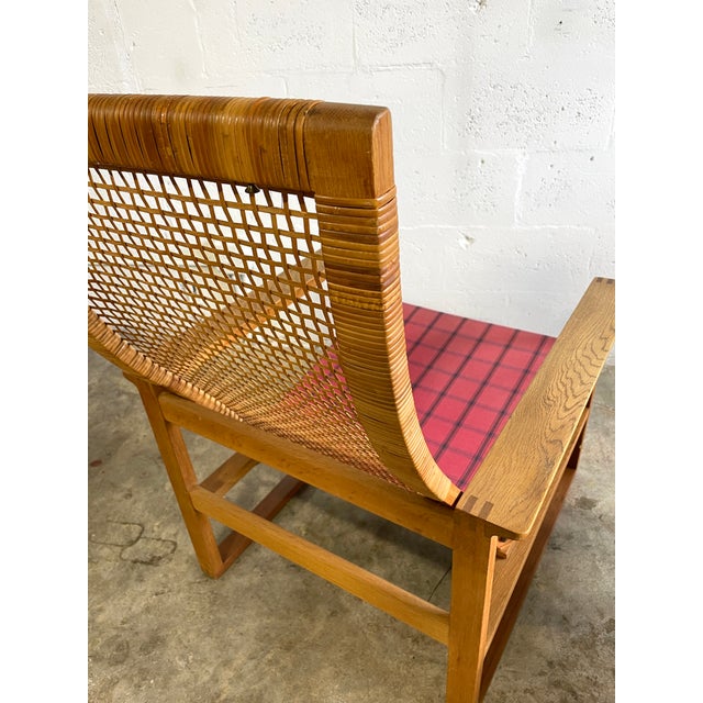 Borge Mogensen Bm-2254 Danish Modern Lounge Chair & Ottoman For Sale In Miami - Image 6 of 16