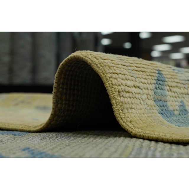 Tan Turkish Oushak Rug 9'11" x 13'11" #18610 For Sale - Image 8 of 8