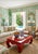 ​Vintage Large Ming Style Vermilion Red Chow Leg Chinoiserie Coffee Table For Sale - Image 11 of 12