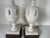 1950s Italian Hollywood Regency Neoclassical Carved Alabaster Table Lamps – A Pair For Sale - Image 9 of 12