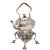 English Silver Teapot with Stand by T. Heming and S. Whitford For Sale