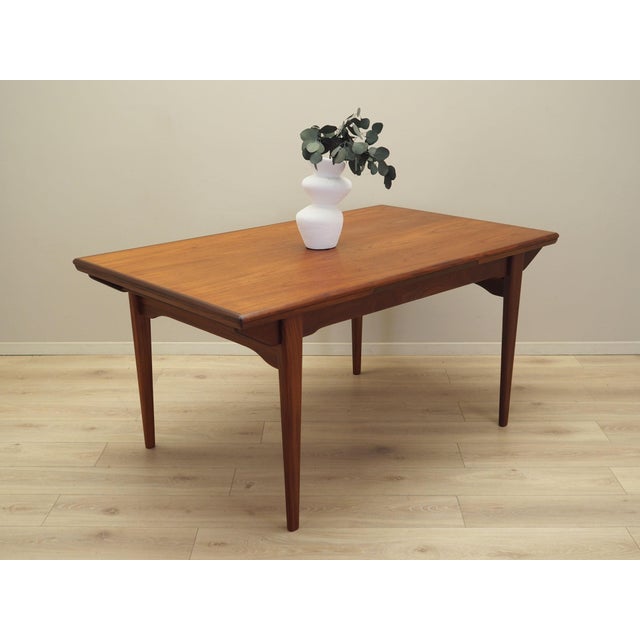 Danish Teak Table, 1970s For Sale - Image 6 of 15