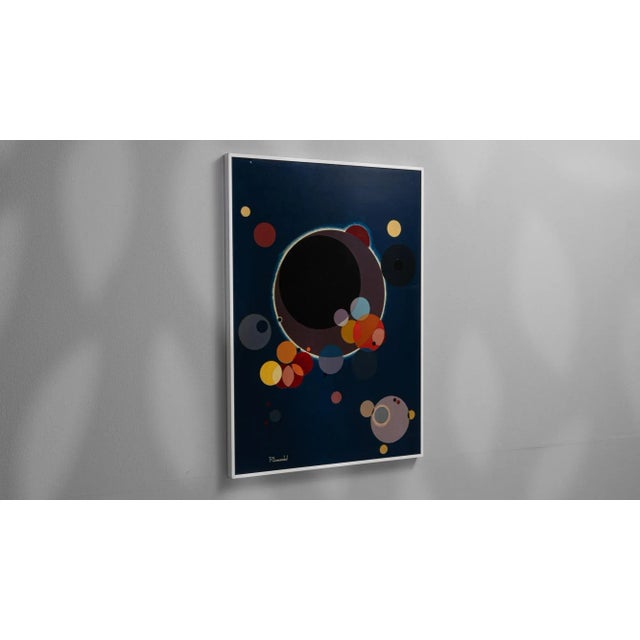 Metal 20th Century Belgian Artwork With Metal Frame By Rene Berdal For Sale - Image 7 of 10