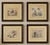 Figurative Composition, 19th Century, Watercolor Drawings on Paper, Framed, Set of 4 For Sale - Image 8 of 8