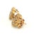 Modern Vintage 20 Karat Yellow Gold Rose Cut Diamond Earrings, A Pair For Sale - Image 3 of 4