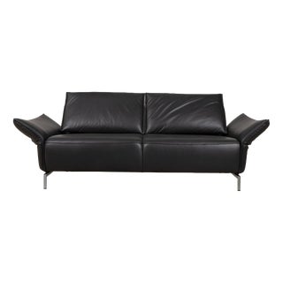 Vanda 2-Seater Sofa in Anthracite Leather from Koinor For Sale