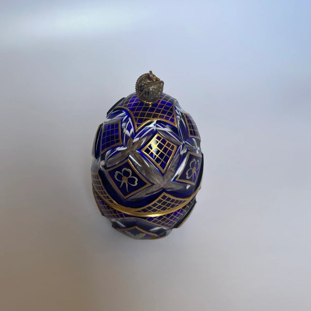 This is a Limited Edition, Theo Faberge Winter Egg from the St. Petersburg Collection. My mom and dad purchased the...