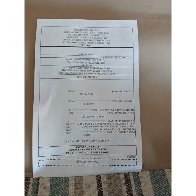 2010s HickoryCraft Two Seat Sofa For Sale - Image 5 of 6