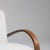 20th Century Czech Republic Warm Ivory Boucle Bentwood-Arm Lounge Chair For Sale In Greensboro - Image 6 of 11