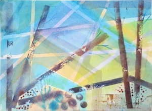Harold Wallerstein - Abstract Watercolor on Paper