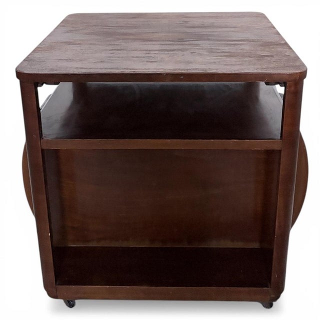 Art Deco Walnut Drinks Cabinet by Incorporall, 1930s For Sale - Image 4 of 11