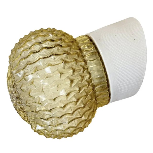 Vintage White Porcelain Wall Light, 1970s For Sale - Image 12 of 12