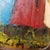 Large Hand-Painted Georgian Cossack Choir Folk Art Bottle on Soviet Glass Base, 2005 For Sale - Image 6 of 9