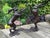 Large Cast Bronze Boxing Hares Sculptures For Sale - Image 6 of 9