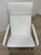 Toussaint and Angeloni White Leather Lounge Chair and Footrest for Matteo Grassi For Sale - Image 14 of 17