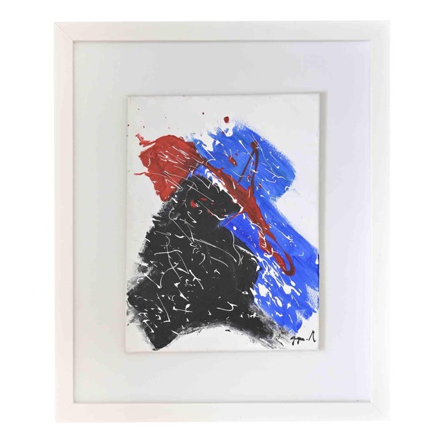 Martine Goeyens, Abstraction Number 3, Acrylic on Canvas, 2023 For Sale