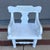 Antique White Painted Plank Seat Arm Chair, Pennsylvania, Circa 1860-1880 For Sale - Image 14 of 16