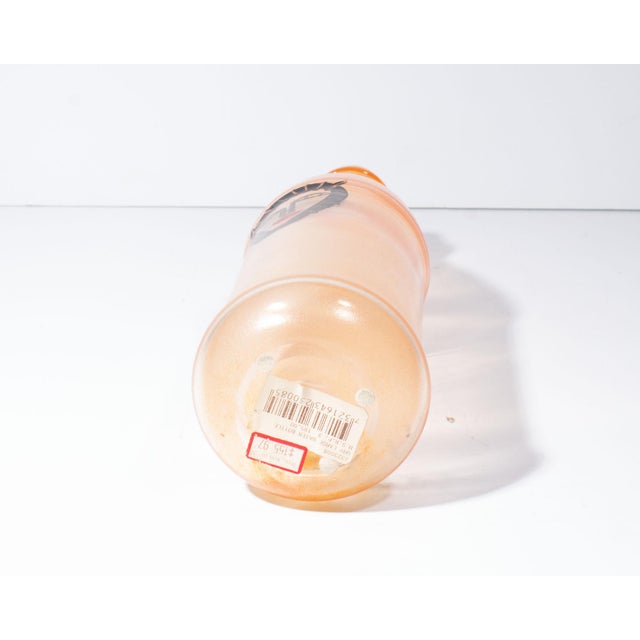 Glass Kosta Boda Pet Orange Glass Bottle by Ulrica Hydman Vallien For Sale - Image 7 of 7