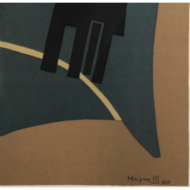 Artist: after Alberto Magnelli, Italian (1888 - 1971) Title: San Lazzaro Year: 1975 Medium: Lithograph, signed in the...