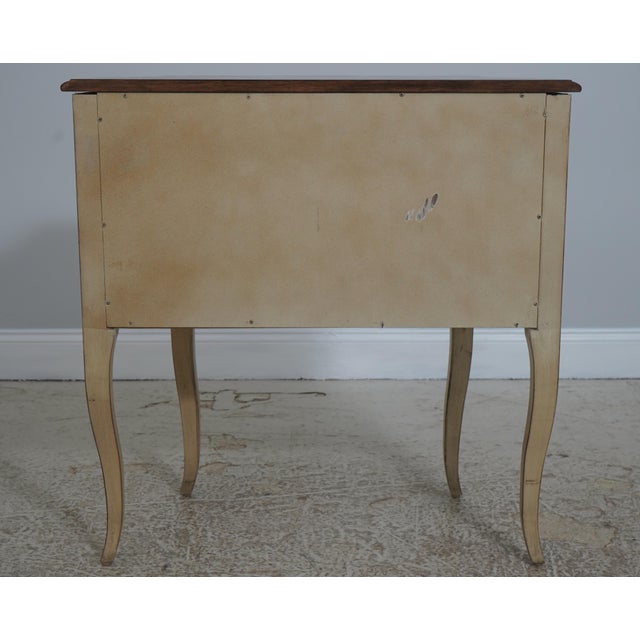 1990s Italian Continental Style 2 Drawer Painted Commode Chest For Sale - Image 16 of 17
