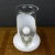 1970s Vintage White Glass Table Lamp, Italy, 1970s For Sale - Image 5 of 13