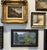 Vintage Original Abstract Oil Landscape, Framed For Sale - Image 4 of 5