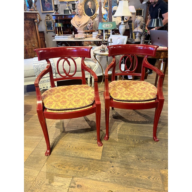 French 18th Century Louis XIV Lacquered Chairs Set of Eight For Sale - Image 3 of 9