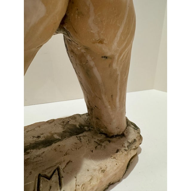 1960s Larry Mohr Signed Resin Figurative Sculpture Abstract Female Form Modernist Torso For Sale - Image 9 of 18