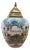 Circa 1880-1900 Polychrome Delft Toeback Jar For Sale
