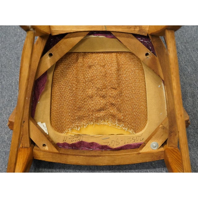 Thomasville American Country Collection Cane Back Dining Arm Chair 20521-861-862 For Sale - Image 9 of 11