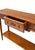 Wood Italian Mid-Century Console Table With Reeded Detail For Sale - Image 7 of 12