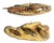Set of 2 Vintage French Provincial Hand Carved Wood Folk Tramp Art Bugs Insect For Sale