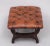 English Country House Style Padded Leather Ottoman, 1965 For Sale - Image 3 of 8